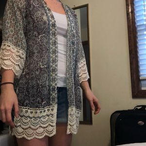 Sheer cardigan it’s so beautiful!